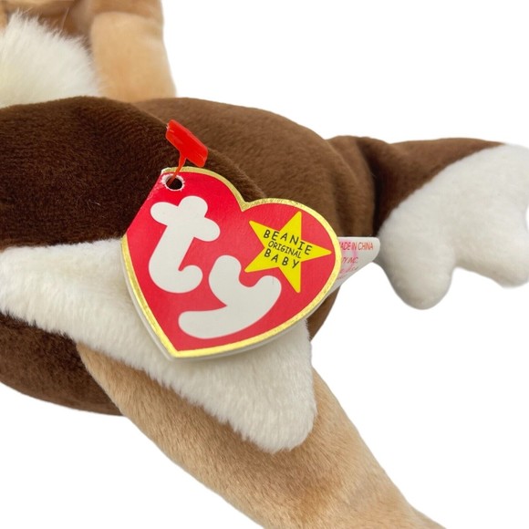 TY 1997 Beanie Babies STRETCH The Ostrich RETIRED & 2x McDonald’s Teenie Beenies - Picture 7 of 12